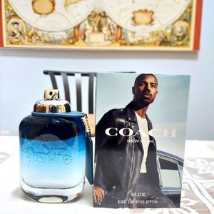 Coach New York perfume  100ml  3.3 FL oz  blue 💙